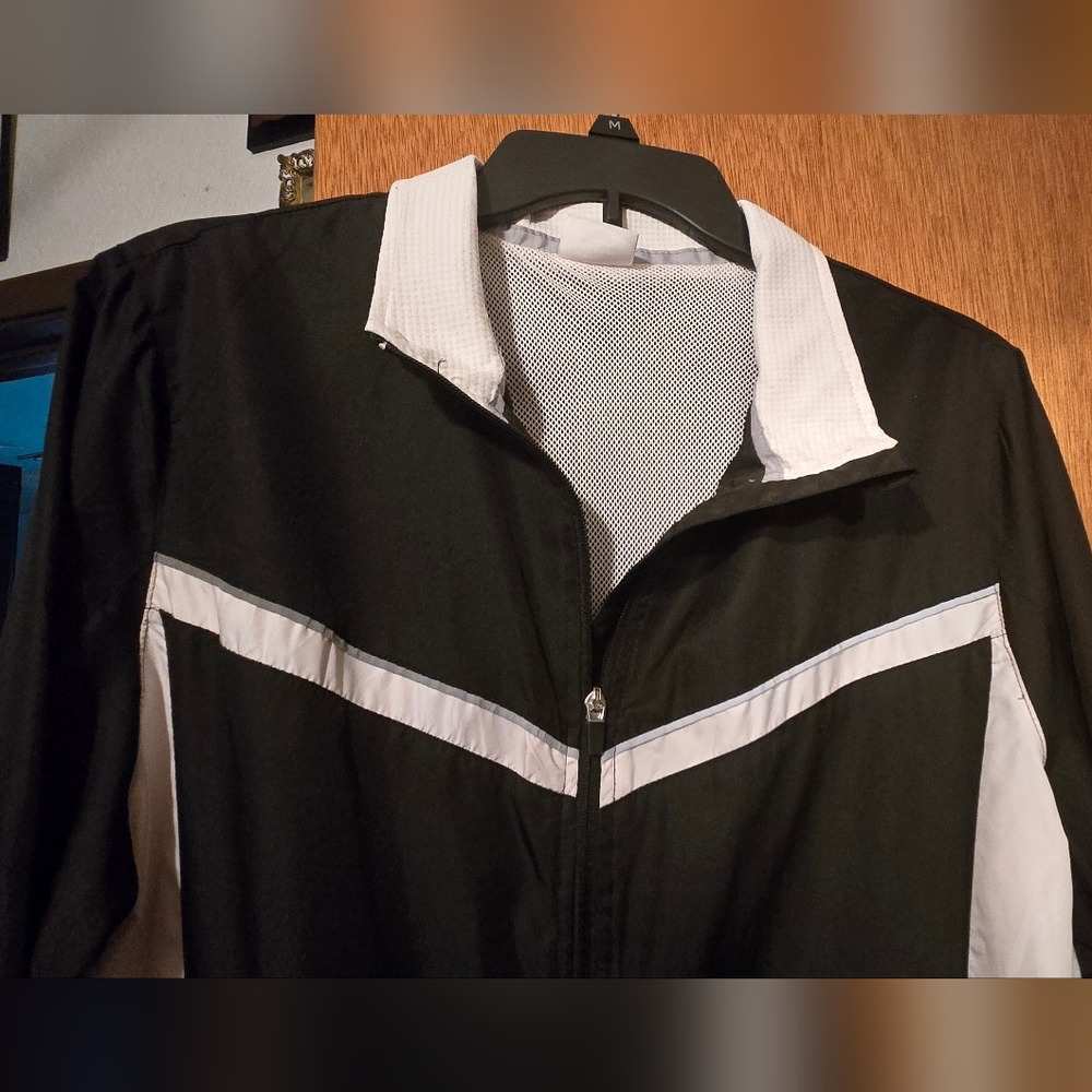 Danskin Now Black&white Studio/dance Lightweight Jacket SzXL - Picture 3 of 12
